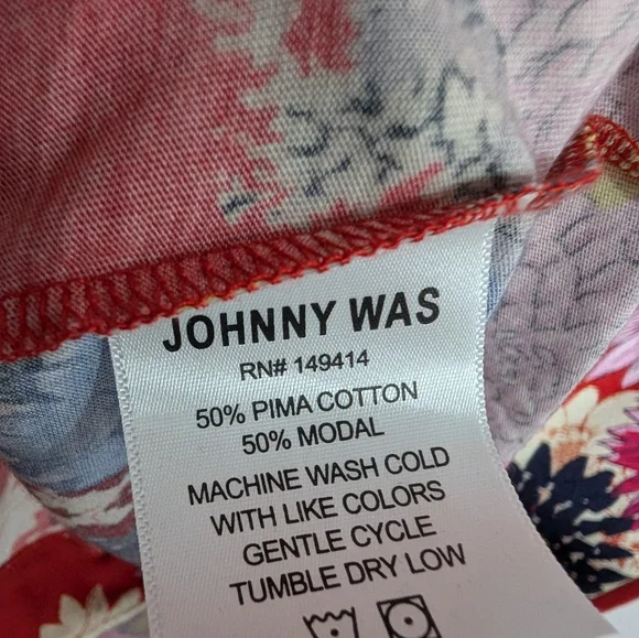 Johnny Was Pima Cotton Modal Sleep Dress Size Large - Picture 7 of 7